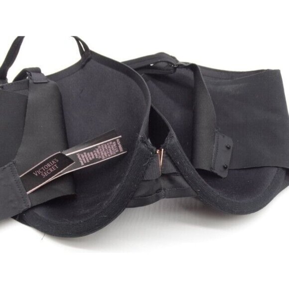 Victoria's Secret Bra Size 32DD Lined Perfect Coverage Black Underwire - Picture 8 of 10